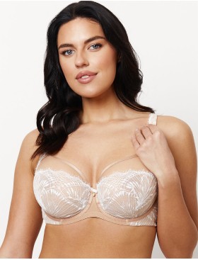 Бюстгальтер с мягкой чашкой Subtille DELIA soft full cup, Цвет: бежевый+белый, Размеры: 65M, изображение 3