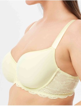 Бюстгальтер спейсер VOVA SNEJANNA V54124 лимонное мороженое, Цвет: лимонное мороженое, Размеры: 75C, изображение 3