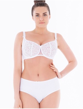 Трусы слипы макси Honey H40-21-AK белый, Цвет: белый, Размеры: 9XL, изображение 3