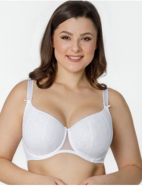 Бюстгальтер балконет тюльпан Honey H42-21-L белый, Цвет: белый, Размеры: 70I, изображение 3