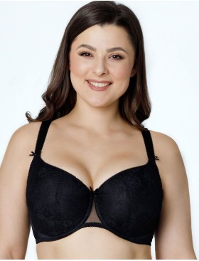 Бюстгальтер балконет тюльпан Honey H42-21-L черный, Цвет: черный, Размеры: 70I, изображение 3