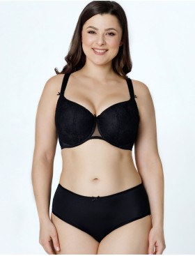 Бюстгальтер балконет тюльпан Honey H42-21-L черный, Цвет: черный, Размеры: 70I, изображение 4