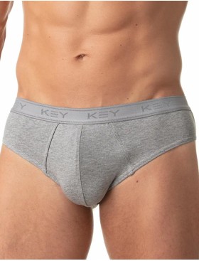 Набор трусов слипов Key MPP 019 (2 шт) серый, Цвет: серый, Размеры: M
