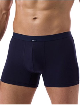 Облегающие боксеры Key MXH 002 темно-синий, Цвет: темно-синий, Размеры: L