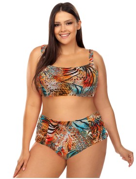 Купальный лиф-топ Lorin L3166 BIG, Цвет: мультиколор, Размеры: 65G, изображение 3