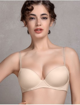 Формованный бюстгальтер Mioocchi ADELE 7531 cipria, Цвет: cipria (пудровый), Размеры: 75D, изображение 4