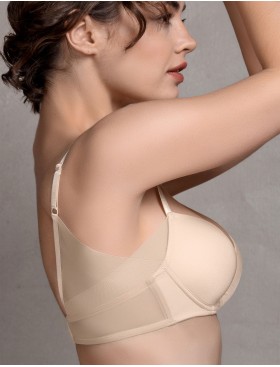 Формованный бюстгальтер Mioocchi ADELE 7531 cipria, Цвет: cipria (пудровый), Размеры: 75D, изображение 3