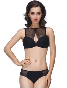 Бескостный бюстгальтер супер пуш-ап Mioocchi ADELE 7533 nero, Цвет: nero (черный), Размеры: 70A, изображение 7