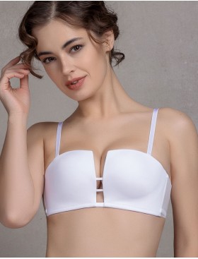 Бюстгальтер планж с пуш-ап Mioocchi ADELE 7534 bianco, Цвет: bianco (белый), Размеры: 90D, изображение 3