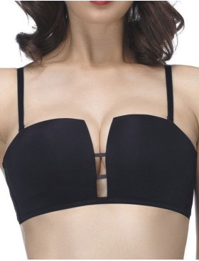 Бюстгальтер планж с пуш-ап Mioocchi ADELE 7534 nero, Цвет: nero (черный), Размеры: 90B