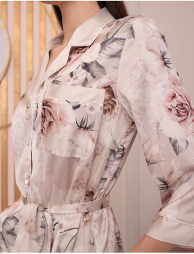 Шелковый комплект-двойка Mia-Amore CLARISS 4166, Цвет: айвори, Размеры: M, изображение 4