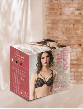 Бюстгальтер с гелевым пуш-ап Mioocchi DENISA 8162 nero, Цвет: nero (черный), Размеры: 80C, изображение 9