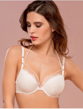 Бюстгальтер с гелевым пуш-ап Mioocchi DENISA 8162 latte di cocco, Цвет: latte di cocco (коко, Размеры: 75A, изображение 3