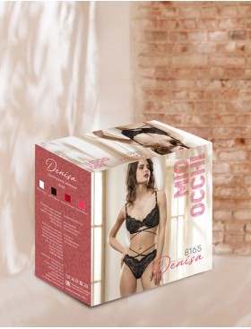 Кружевной полумягкий бюстгальтер Mioocchi DENISA 8165 fuxia, Цвет: fuxia (фуксия), Размеры: 90C, изображение 4