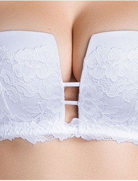 Бюстгальтер балконет планж с пуш-ап Mioocchi VIVIAN 7583 bianco, Цвет: bianco (белый), Размеры: 80B, изображение 4