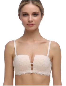 Бюстгальтер балконет планж с пуш-ап Mioocchi VIVIAN 7583 cipria, Цвет: cipria (пудровый), Размеры: 80C, изображение 3