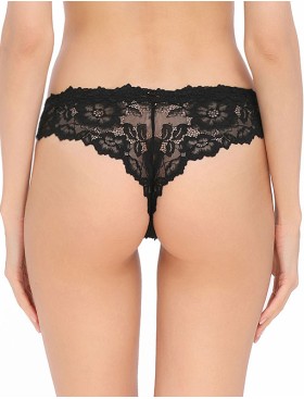 Кружевные трусы бразилиана Mioocchi VIVIAN 7680 nero, Цвет: nero (черный), Размеры: M, изображение 2