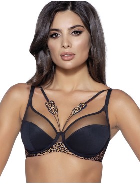 Бюстгальтер с мягкими чашками Novika ZOELLE N03 M черный, Цвет: черный, Размеры: 90B, изображение 2