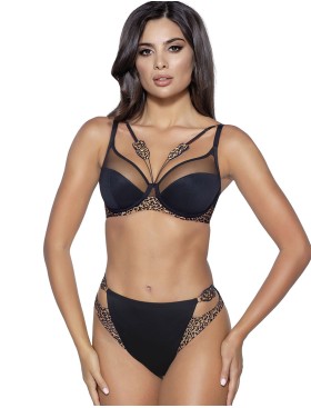 Бюстгальтер с мягкими чашками Novika ZOELLE N03 M черный, Цвет: черный, Размеры: 90B, изображение 8