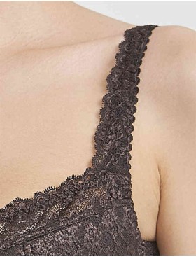 Бюстгальтер балконет Simona M 608 шоколад, Цвет: шоколад, Размеры: 90B, изображение 5