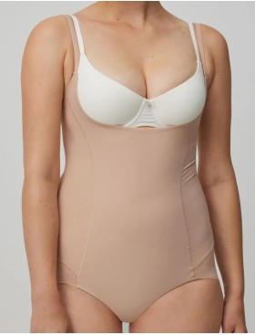 Торсет-боди с сеткой Ysabel Mora 19621 SHAPING телесный, Цвет: телесный, Размеры: L
