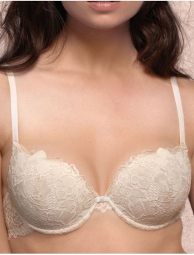 Кружевной бюстгальтер пуш-ап Lormar Easyup YOURBODY talco, Цвет: talco (пудровый), Размеры: 80C