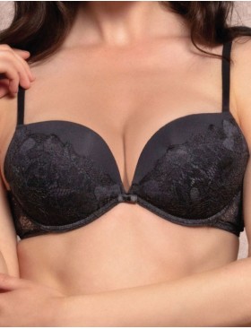 Бюстгальтер супер пуш-а Lormar Super YOURBODY nero, Цвет: nero (черный), Размеры: 70B