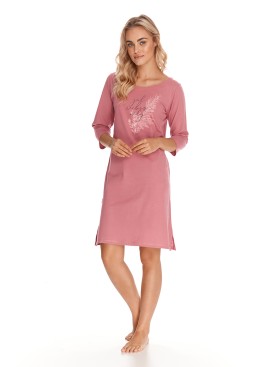 Ночная сорочка с рукавом Taro GIORGIA 2767-01, Цвет: розовый, Размеры: S