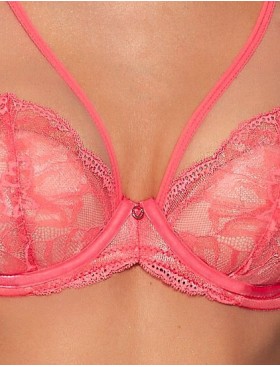 Бюстгальтер со съемным пуш-ап Ava PERLASH 2073 P-UP Coral, Цвет: коралл, Размеры: 70F, изображение 4