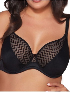 Бюстгальтер мягкий Ava INNESA 2103 M Bralette черный, Цвет: черный, Размеры: 70I