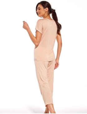 Женская пижама из модала Cornette 624 CYNTHIA, Цвет: бежевый, Размеры: XL, изображение 3