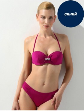 Купальник бандо Jolidon FR182U синий, Цвет: синий, Размеры: 75C