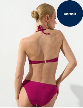 Купальник бандо Jolidon FR182U синий, Цвет: синий, Размеры: 75C, изображение 2