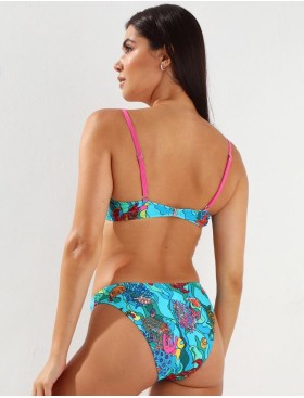 Купальник с чашкой пуш-ап Jolidon FR184I мультиколор, Цвет: мультиколор, Размеры: 80B, изображение 2