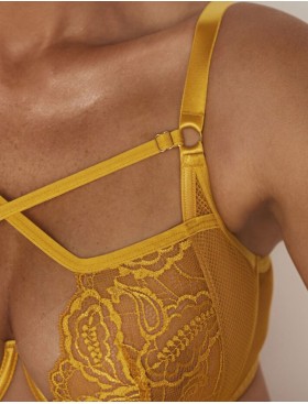 Кружевной мягкий бюстгальтер Kinga MILA 1109-SC жёлтый, Цвет: желтый, Размеры: 90F, изображение 5