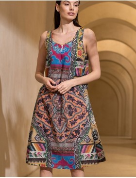 Хлопковый сарафан Mia-Amore CAMBODJA 5270, Цвет: мультицвет, Размеры: M, изображение 3