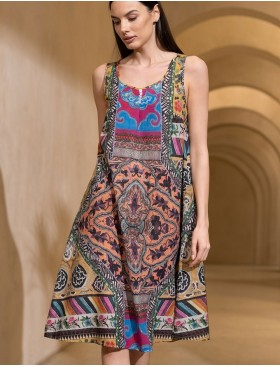 Хлопковый сарафан Mia-Amore CAMBODJA 5270, Цвет: мультицвет, Размеры: M, изображение 4