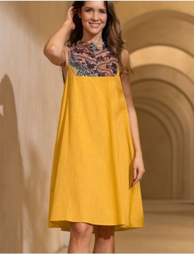 Платье из хлопка и льна Mia-Amore CAMBODJA 5271, Цвет: мультицвет, Размеры: M, изображение 4