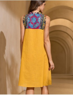 Платье из хлопка и льна Mia-Amore CAMBODJA 5271, Цвет: мультицвет, Размеры: M, изображение 2