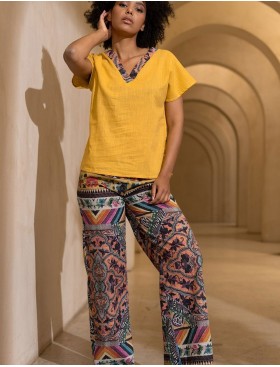 Яркий натуральный комплект Mia-Amore CAMBODJA 5276, Цвет: мультицвет, Размеры: 3XL, изображение 3