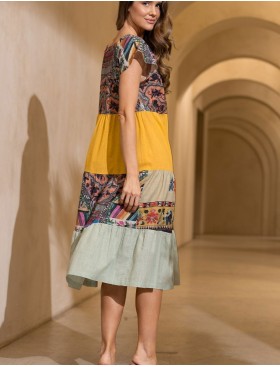 Легкое платье-халат Mia-Amore CAMBODJA 5278, Цвет: мультицвет, Размеры: L, изображение 3