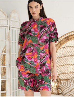 Яркий комплект с шортами Mia-Amore HAVANA 5262, Цвет: мультицвет, Размеры: S