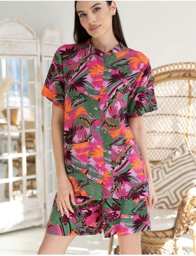 Яркий комплект с шортами Mia-Amore HAVANA 5262, Цвет: мультицвет, Размеры: S, изображение 4