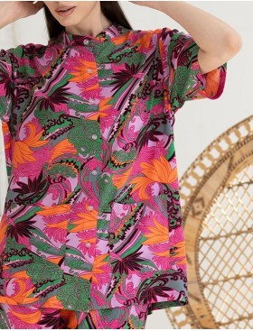 Яркий комплект с шортами Mia-Amore HAVANA 5262, Цвет: мультицвет, Размеры: S, изображение 5