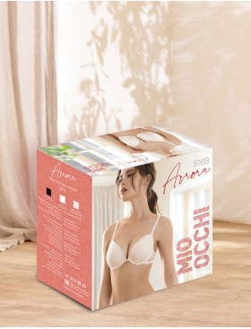 Бюстгальтер пуш-ап с гелем Mioocchi AVRORA 8168 panna, Цвет: panna (сливочный), Размеры: 80C, изображение 8