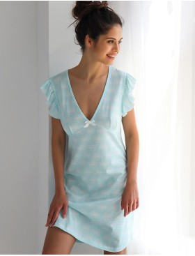 Ночная сорочка Sensis GRETA, Цвет: бирюзовый, Размеры: S