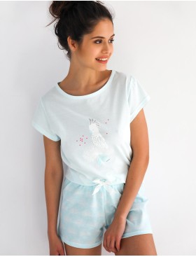 Женская пижама Sensis PARROT, Цвет: мята, Размеры: S