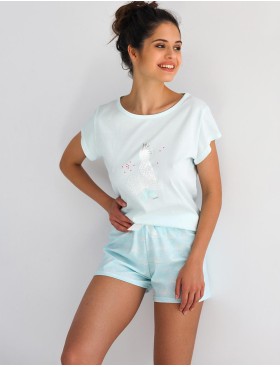 Женская пижама Sensis PARROT, Цвет: мята, Размеры: S, изображение 2