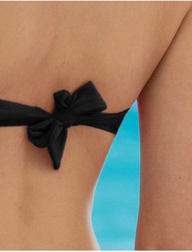 Раздельный купальник халтер Sielei COLOR RING CR21 nero, Цвет: nero (черный), Размеры: 85B, изображение 2