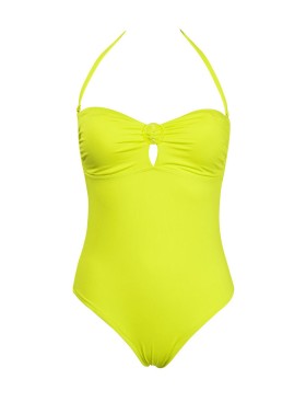 Совместный купальник бандо Sielei COLOR RING CR51 lime, Цвет: lime (кислотно-зелен, Размеры: 80B, изображение 3